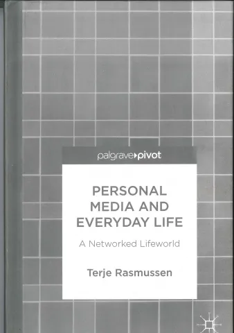 Personal media and everyday life